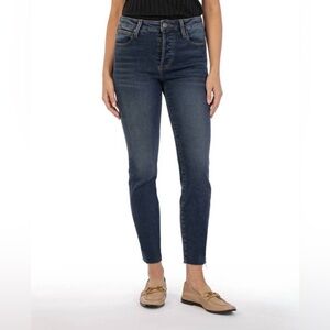 KUT FROM THE KLOTH Charlize Slim Dark Blue Ankle Jeans - NEW w/ Tags - 0